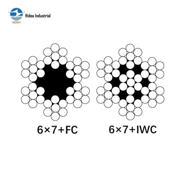 6x7 Class General Purpose Steel Wire Rope FC IWC
